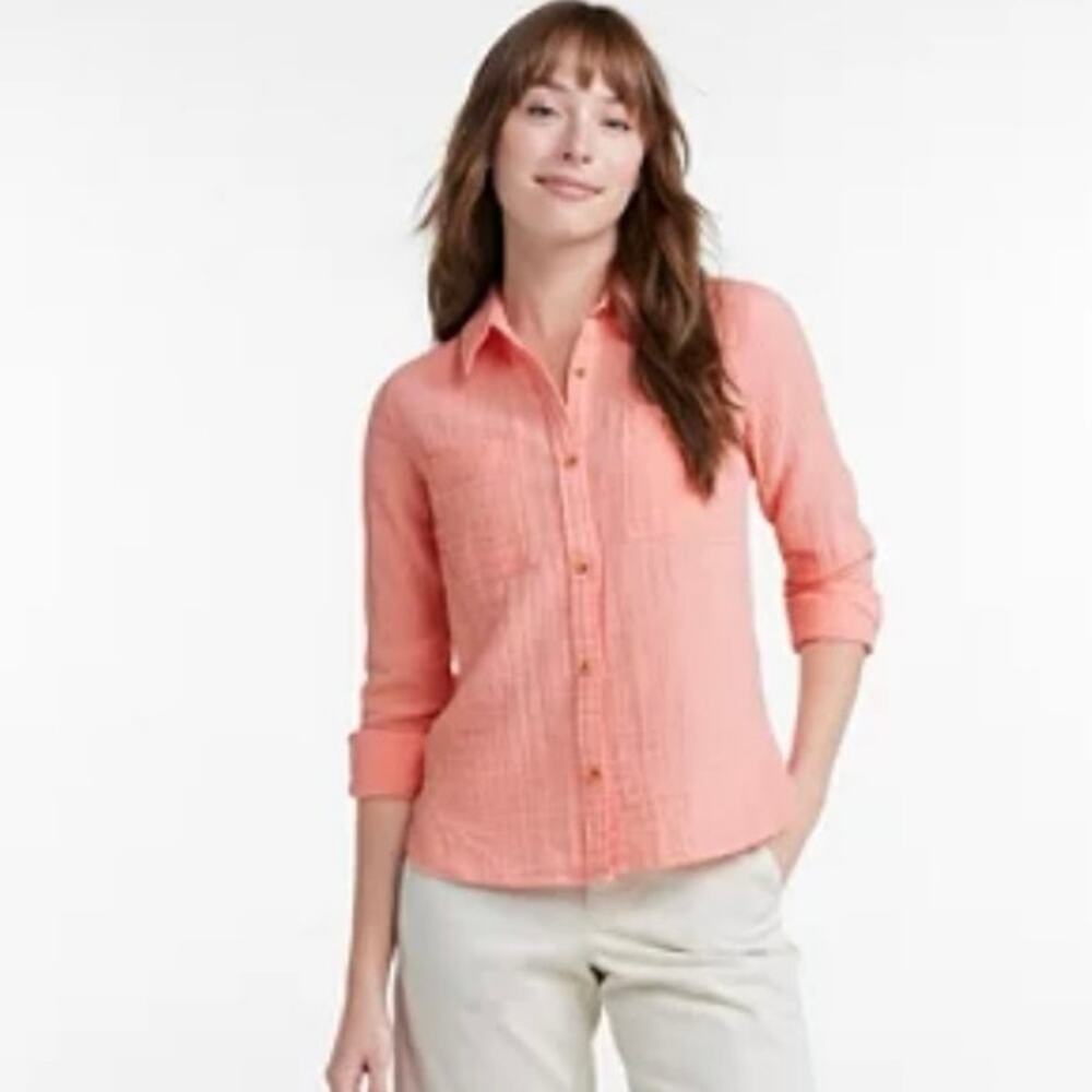 L. L. Bean Cloud Gauze Shirt  Button Down​